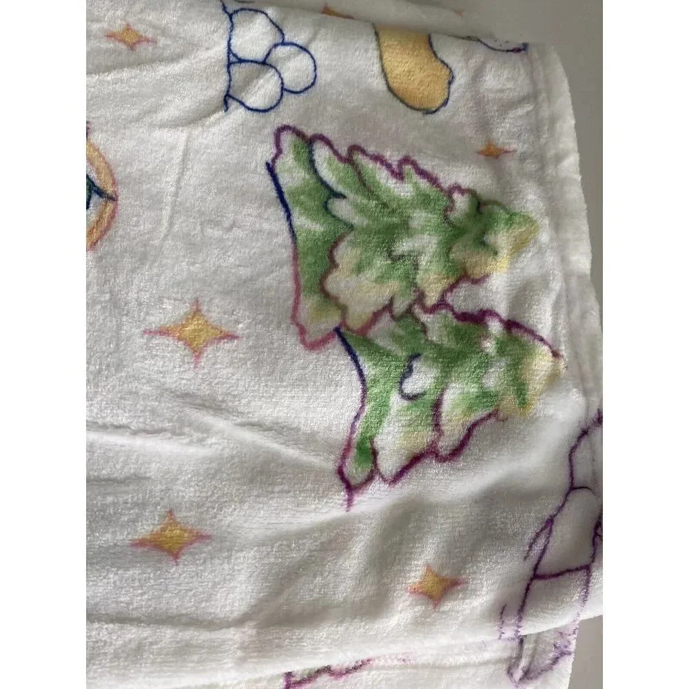 Care Bears Christmas Winter Snowball Fight  Soft Throw Blanket 50” X 70” NEW‎